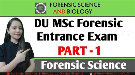 Du Msc Entrance Important Forensic Mcqs Youtube