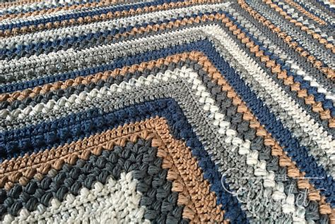 Ravelry Beans And Bobbles Mitered Afghan Pattern By Jeanne Steinhilber