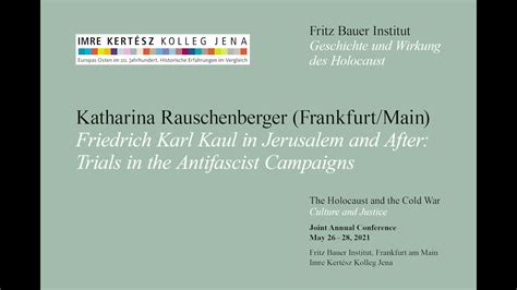 Katharina Rauschenberger Frankfurt Am Main Friedrich Karl Kaul In