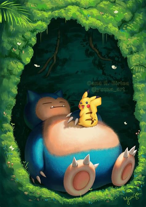 Snorlax Sleeping Wallpaper