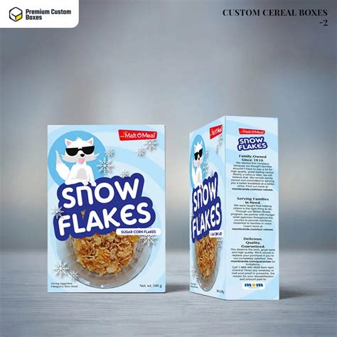 Custom Printed Cereal Boxes At Wholesale Rate In Canada