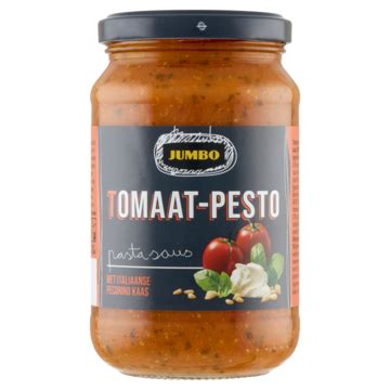 Jumbo Pastasaus Tomaat Pesto Met Italiaanse Pecorino Kaas 350g