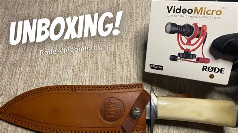 ASMR The Rode Videomicro Unboxing YouTube