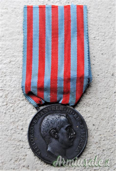 Roma Abbigliamento Medaglia Commemorativa Della Guerra Italo Turca