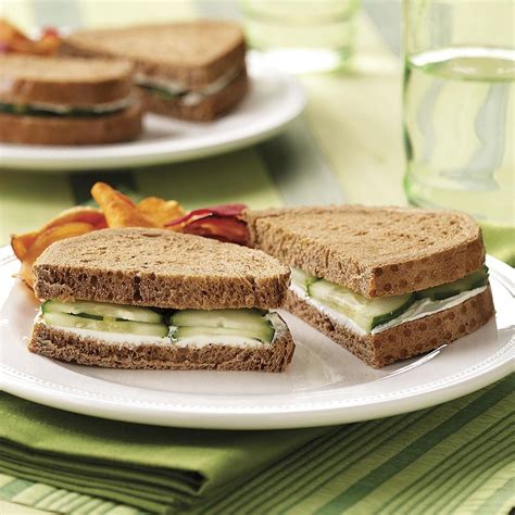 Cucumber Sandwiches Recipe Taste Of Home