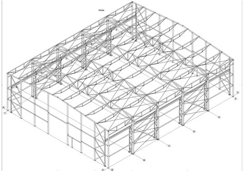 Projekt Techniczny Projekty Hal O Konstrukcji Stalowej Konspekt