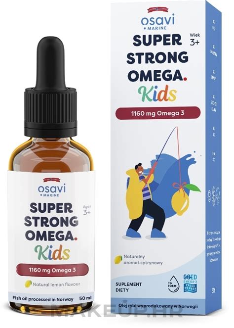 Osavi Super Strong Omega Kids - Dodatak prehrani "Omega-3" s okusom ...