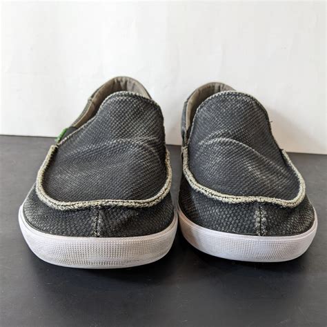 Sanuk Boat Shoes Mens Sidewalk Surfer Gray Grey Slip Ons Ebay