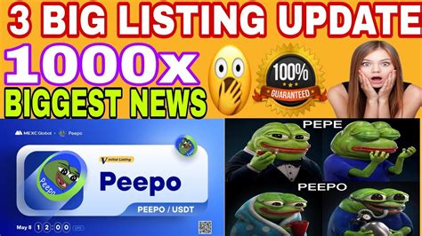 Peepo Token New Exchange Listings Peepo Token Next X Bull Run