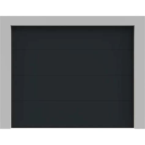 Puerta Garaje Seccional Primo Motorizada Gris Antracita 250x212 5 Cm Decora10