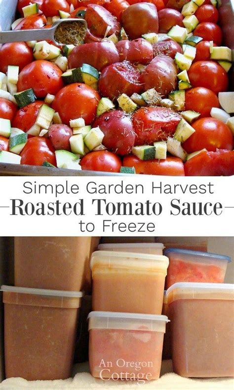 The BEST Easy Roasted Tomato Sauce Fresh Or Freeze An Oregon