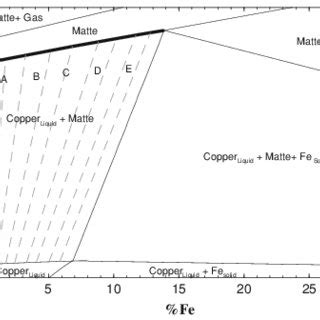 The Copper Rich Side Of The Cu Fe S Phase Diagram At 1200C As