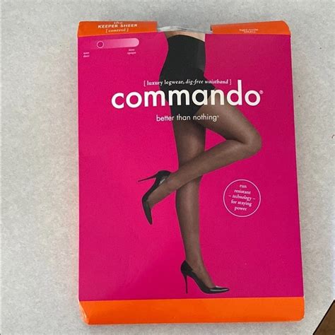 COMMANDO KEEPER SHEET Control Top Tights Soft Nude SMALL