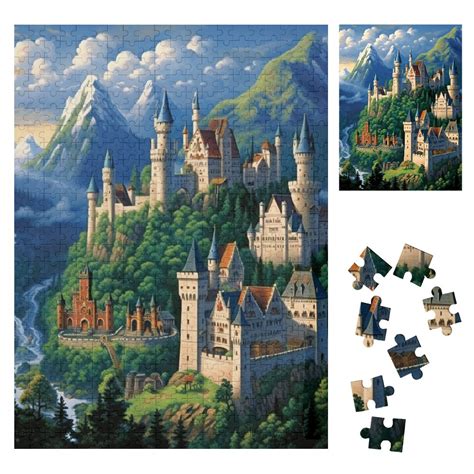 Feiri Buffalo Games Dowdle Neuschwanstein Castle Piece Jigsaw