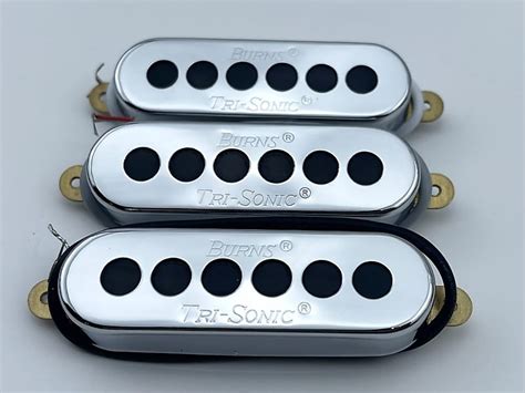 Burns Alnico V Tri Sonic Single Coil Pickup Set Neck Middle Reverb