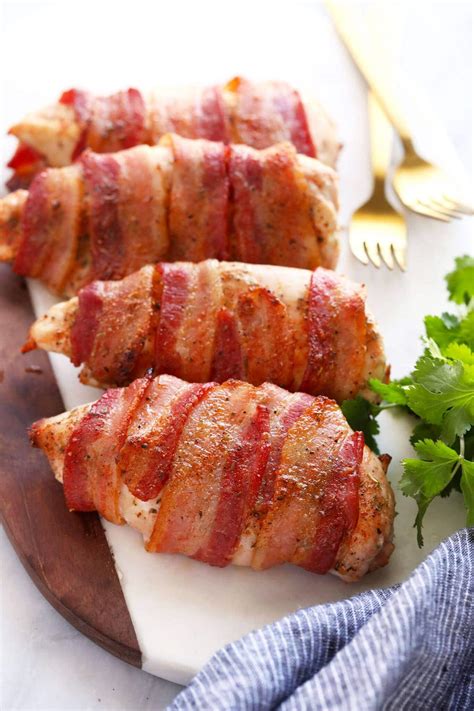 Easy Bacon Wrapped Chicken Breast Karinokada