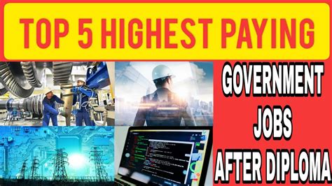 Top Govt Jobs After Diploma Job After Diploma Top Govt Job In