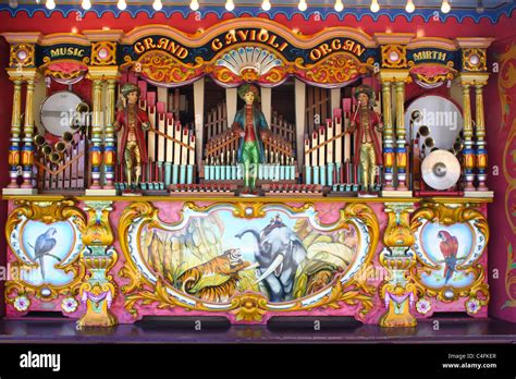 King Carnival Gavioli Fairground Organ At A Steam Rally In Antrim