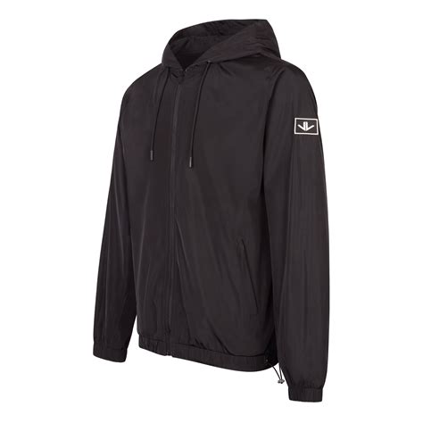 black windcheater