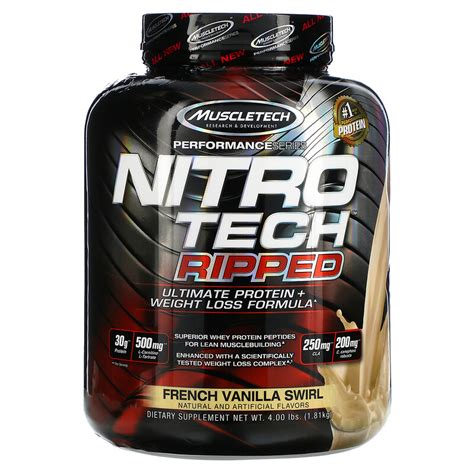 Muscletech Nitro Tech Ripped Ultimate Protein Weight Loss Formula