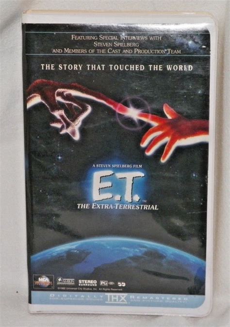 E T The Extra Terrestrial Vhs Clamshell For Sale Online