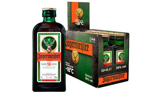 Jägermeister Kräuter Likör 35 Flasche 12x 0 1l Best in Food