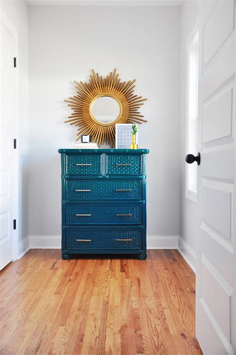 Wicker Dresser Makeover