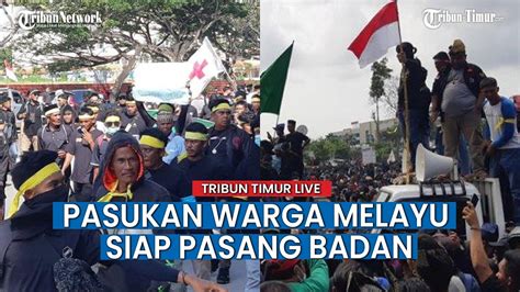 Warga Suku Melayu Yang Di Sumatera Utara Siap Berangkat Bela Warga