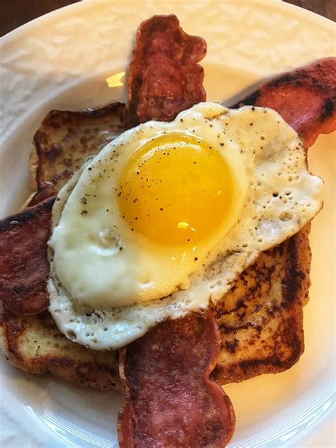 French Toast And Bacon Breakfast