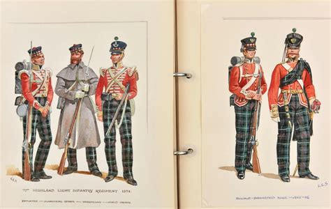 71st Highland Light Infantry Privates In Marching Order Greatcoat And