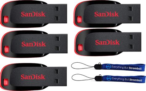 Amazon SanDisk Cruzer Blade 128GB 5 Pack USB 2 0 Flash Drive