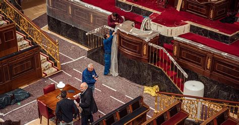 El Congreso Se Engalana Para La Jura De La Constitución De Leonor 600 ‘escaños Una Alfombra