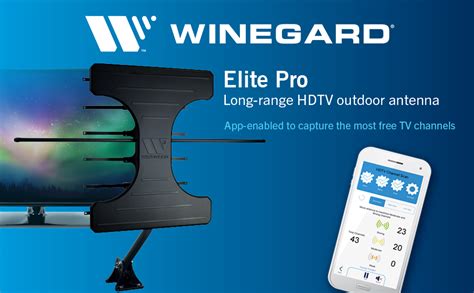 Amazon Winegard Elite Pro Outdoor Vhf Uhf Hdtv Antenna With