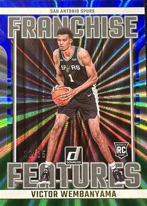 Victor Wembanyama Donruss Franchise Features Holo Blue