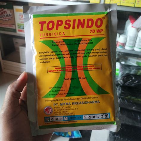 Jual Fungisida Topsindo 70WP 100gram Obat Pembasmi Jamur Pada Tanaman