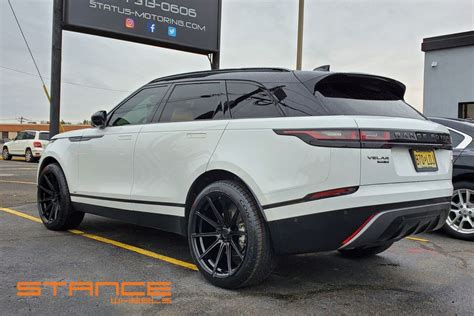 Range Rover Velar White Stance Sf09 Wheel Front