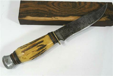 Vintage York Cutlery Co S Hunting Knife Stag Solingen