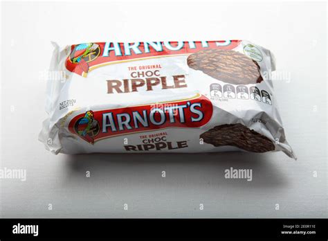 Arnott S Choc Ripple Biscuits Stock Photo Alamy