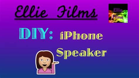 Diy Iphone Speaker Youtube