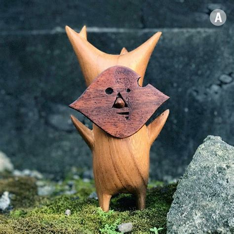 Racing Butterfly Wooden Korok Statue Handicraft Decoration Game Lovers Zelda Breath Of The Wild