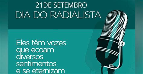 Dia De Setembro Dia Do Radialista Rede Metropolitana