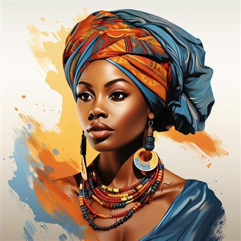 Premium Photo Photo Of African People Colorful Illustration Of Africa