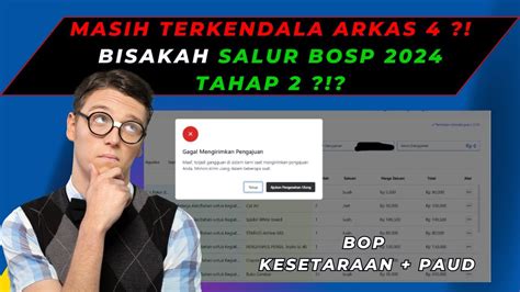 Aturan Baru Syarat Salur Bosp Tahun Tahap Youtube