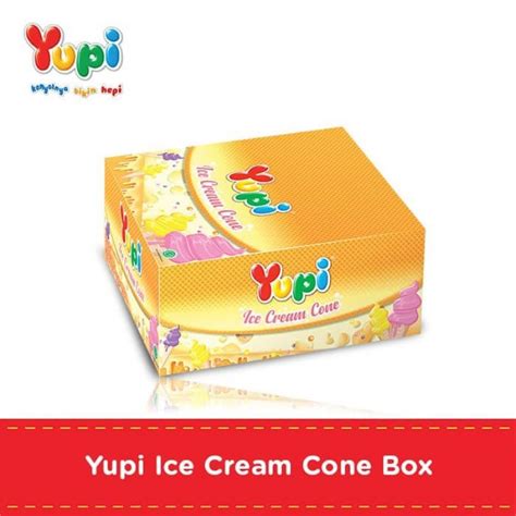 Jual Yupi Ice Cream Cone Isi Pcs Shopee Indonesia