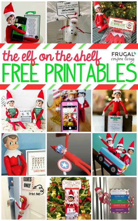 Free Printable Elf On The Shelf Activities