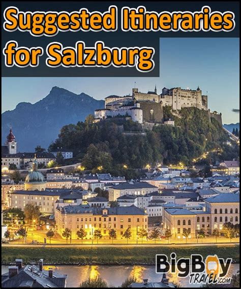 Suggested Itineraries For Salzburg Austira Planning Your Time