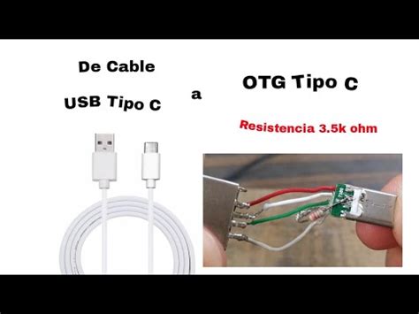 Diagrama Paso A Paso Para Hacer Un Cable Otg Tipo C Casero