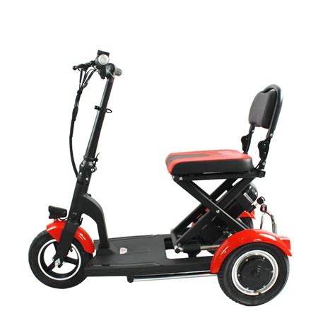 Patinete eléctrico plegable para adulto Scooter de tres ruedas