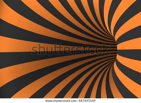 Illustration Vector Spiral Optical Illusion Template Stock Vector ...