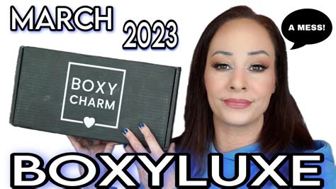 BOXYLUXE UNBOXING MARCH 2023 YouTube